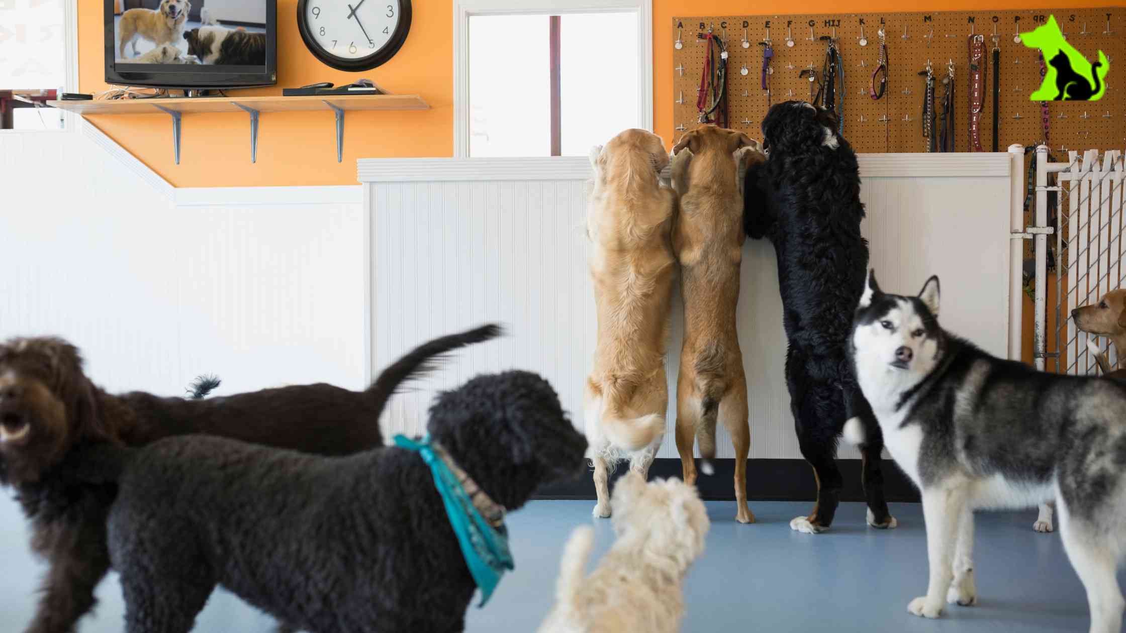 Dog daycare activities